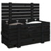 Cutie de depozitare, negru, 91x40,5x42 cm, lemn masiv de pin - WALTI WALTI