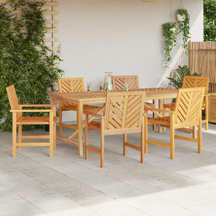 Set de masă pentru grădină 7 pcs Maro 200 x 90 x 74 cm - WALTI WALTI