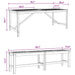 Set de masă pentru grădină 7 pcs Maro 200 x 90 x 74 cm - WALTI WALTI