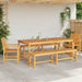 Set de masă pentru grădină 5 pcs Maro Lemn Solid de Acacia - WALTI WALTI