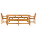 Set de masă pentru grădină 5 pcs Maro Lemn Solid de Acacia - WALTI WALTI