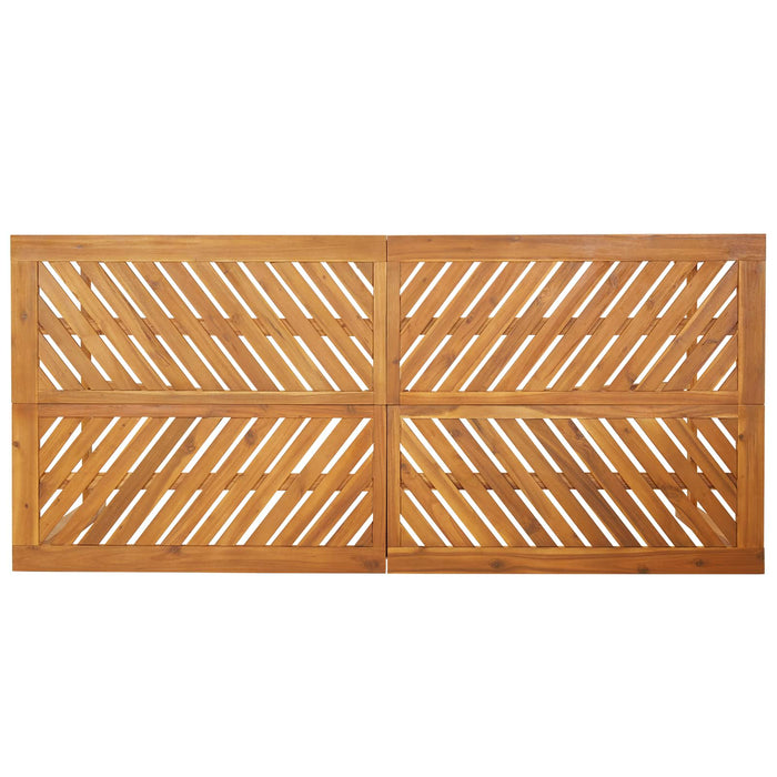 Set de masă pentru grădină 5 pcs Maro Lemn Solid de Acacia - WALTI WALTI