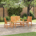Set de lounge pentru grădină 4 pcs Maro Lemn Solid de Acacia - WALTI WALTI