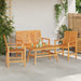 Set de lounge pentru grădină 4 pcs Maro Lemn Solid de Acacia - WALTI WALTI