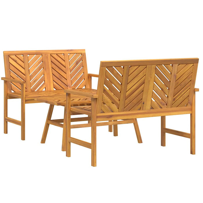 Set de lounge pentru grădină 3 pcs Maro Lemn Solid de Acacia - WALTI WALTI