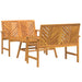 Set de lounge pentru grădină 3 pcs Maro Lemn Solid de Acacia - WALTI WALTI