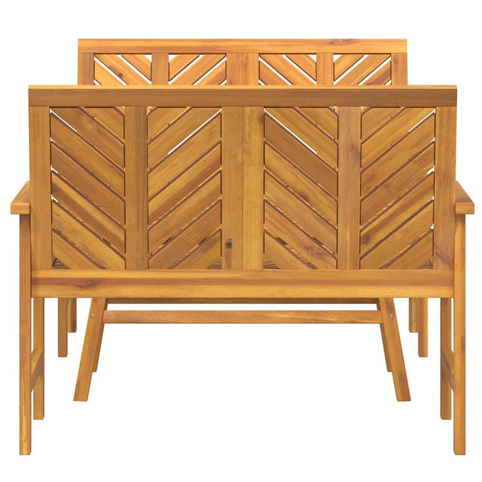 Set de lounge pentru grădină 3 pcs Maro Lemn Solid de Acacia - WALTI WALTI