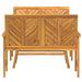Set de lounge pentru grădină 3 pcs Maro Lemn Solid de Acacia - WALTI WALTI