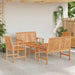 Set de lounge pentru grădină 5 pcs Maro Lemn Solid de Acacia - WALTI WALTI