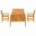 Set de lounge pentru grădină 5 pcs Maro Lemn Solid de Acacia - WALTI WALTI