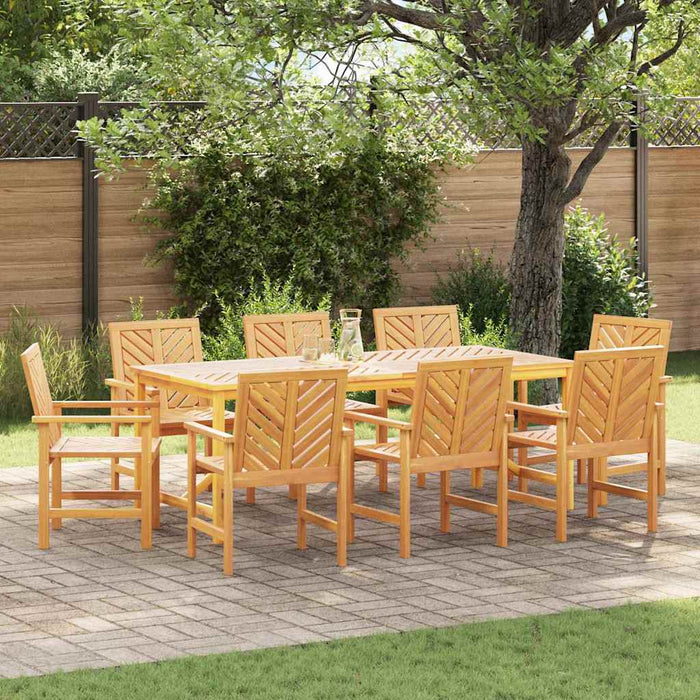 Scaune de dining pentru grădină 8 pcs Maro 59 x 62.5 x 89 cm - WALTI WALTI