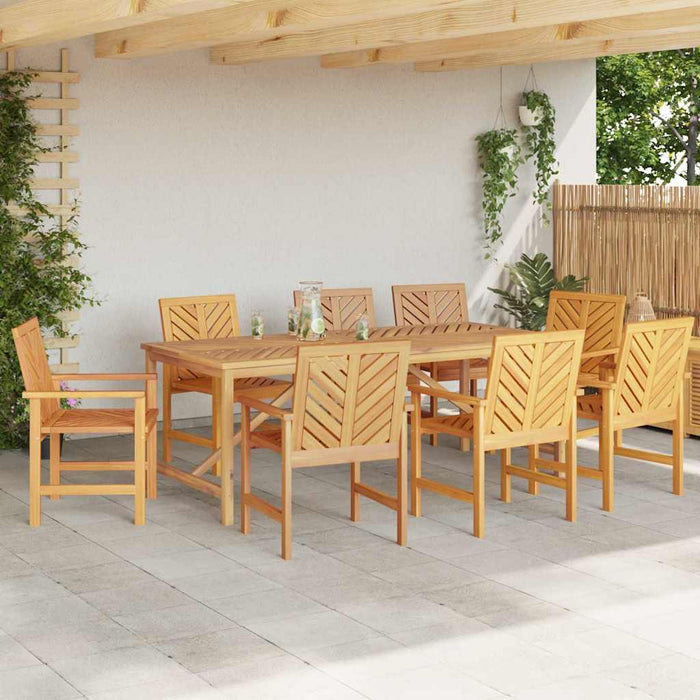 Scaune de dining pentru grădină 8 pcs Maro 59 x 62.5 x 89 cm - WALTI WALTI