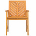 Scaune de dining pentru grădină 8 pcs Maro 59 x 62.5 x 89 cm - WALTI WALTI