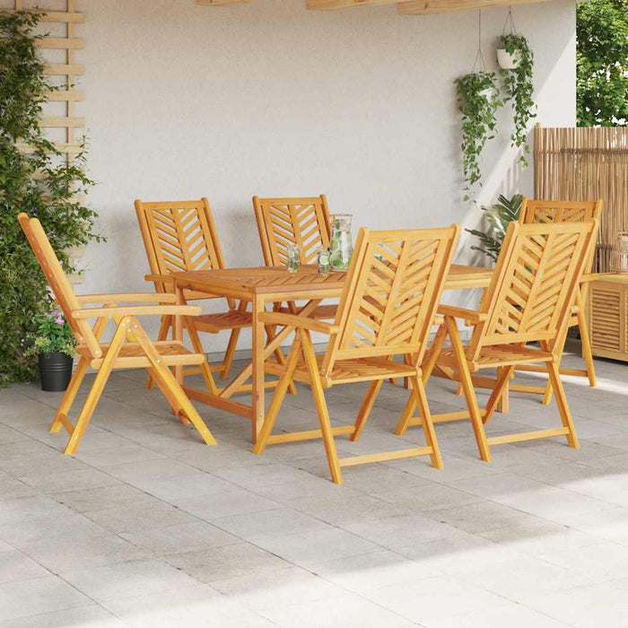 Fotoliu reclinabil 6 pcs Maro 57 x 71 x 90cm lemn - WALTI WALTI
