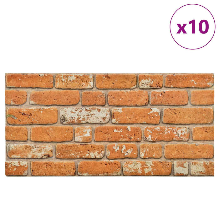 Panouri de perete 10 pcs Cărămidă 100 x 50 cm Spumă EPS - WALTI WALTI