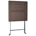 Set mobilier bistro pliabil, 3 piese, maro, poliratan - WALTI WALTI