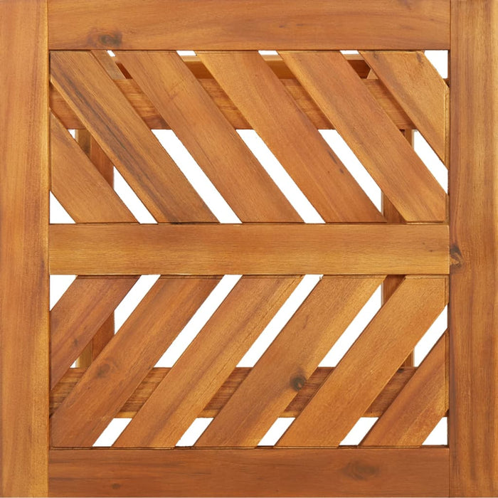 Masă laterală, 45x45x60 cm, lemn masiv de acacia - WALTI WALTI