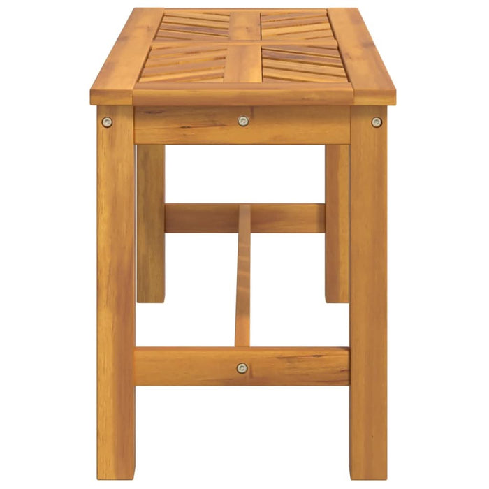 Bancă de grădină, 80 cm, lemn masiv de acacia - WALTI WALTI