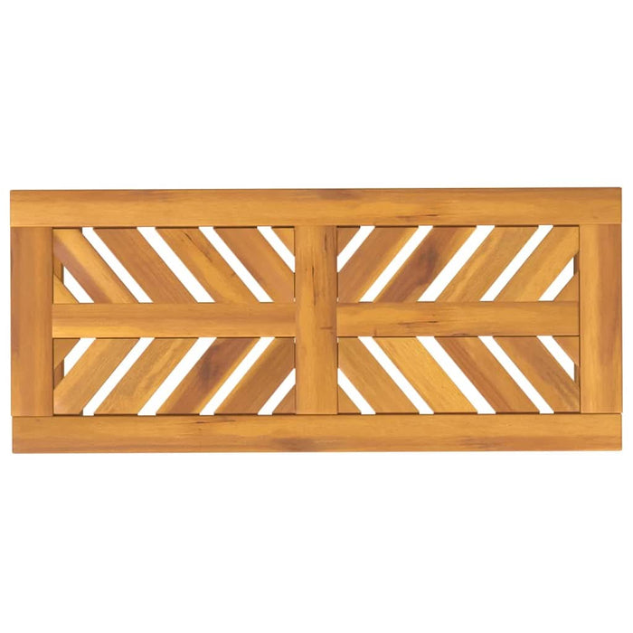 Bancă de grădină, 80 cm, lemn masiv de acacia - WALTI WALTI