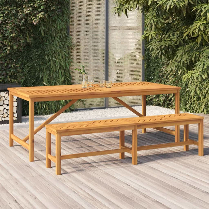 Bancă de grădină, 180 cm, lemn masiv de acacia - WALTI WALTI