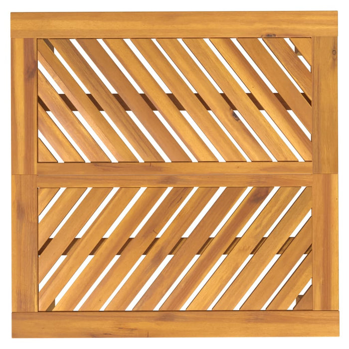 Masă de grădină, 90x90x74 cm, lemn masiv de acacia - WALTI WALTI