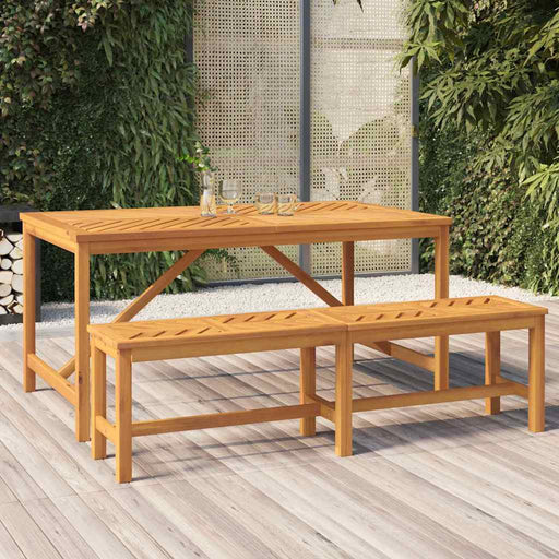 Masă de grădină, 150x90x74 cm, lemn masiv de acacia - WALTI WALTI