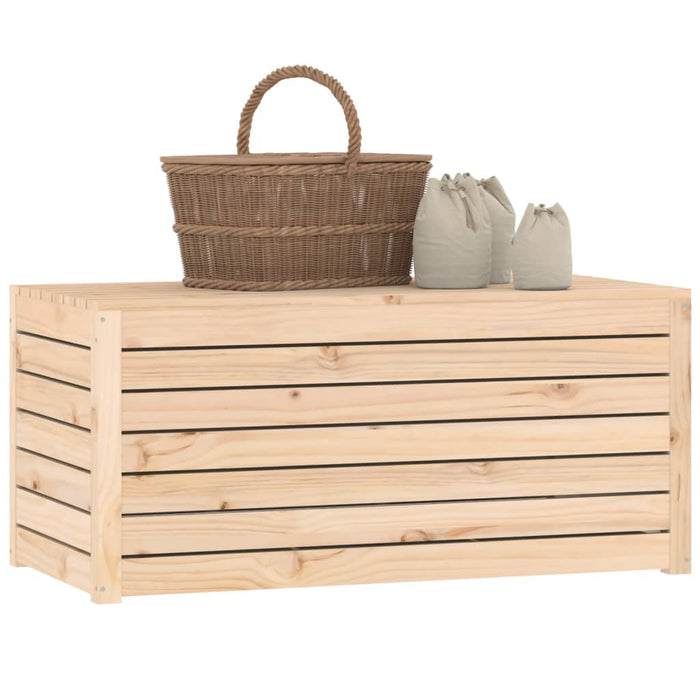 Ladă depozitare grădină, 101x50,5x46,5cm, lemn masiv pin - WALTI WALTI