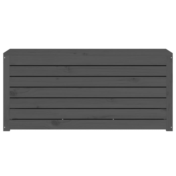 Ladă depozitare grădină, gri, 101x50,5x46,5cm, lemn masiv pin - WALTI WALTI