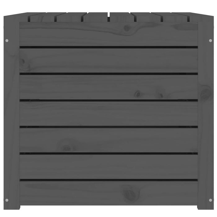Ladă depozitare grădină, gri, 101x50,5x46,5cm, lemn masiv pin - WALTI WALTI