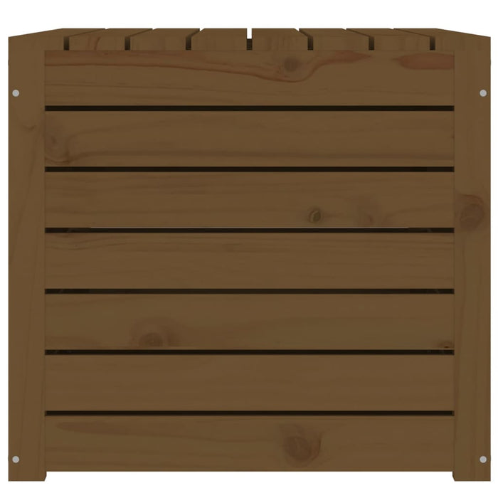 Ladă depozitare grădină, maro, 101x50,5x46,5cm, lemn masiv pin - WALTI WALTI
