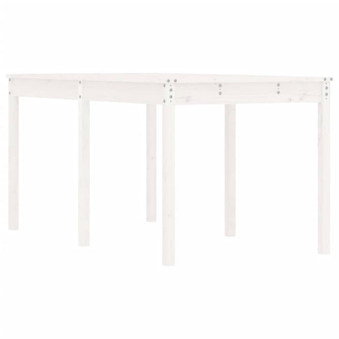 Măsuță de grădină, alb, 159,5x82,5x76 cm, lemn masiv de pin - WALTI WALTI