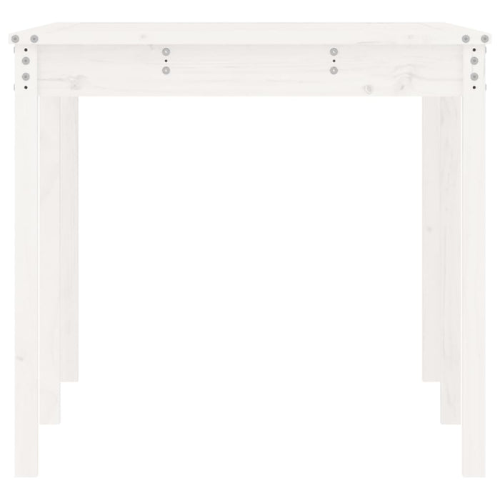Măsuță de grădină, alb, 159,5x82,5x76 cm, lemn masiv de pin - WALTI WALTI