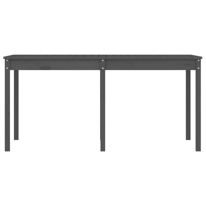 Măsuță de grădină, gri, 159,5x82,5x76 cm, lemn masiv de pin - WALTI WALTI