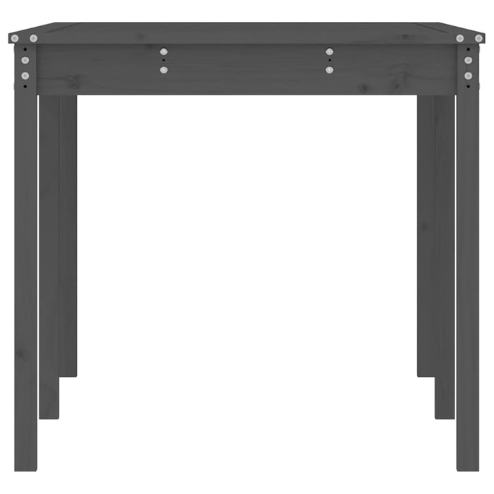 Măsuță de grădină, gri, 159,5x82,5x76 cm, lemn masiv de pin - WALTI WALTI