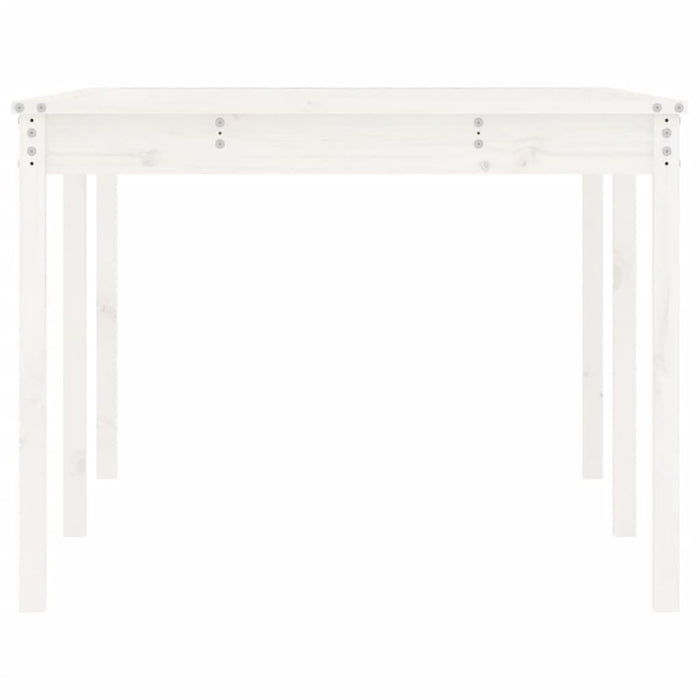 Măsuță de grădină, alb, 203,5x100x76 cm, lemn masiv de pin - WALTI WALTI