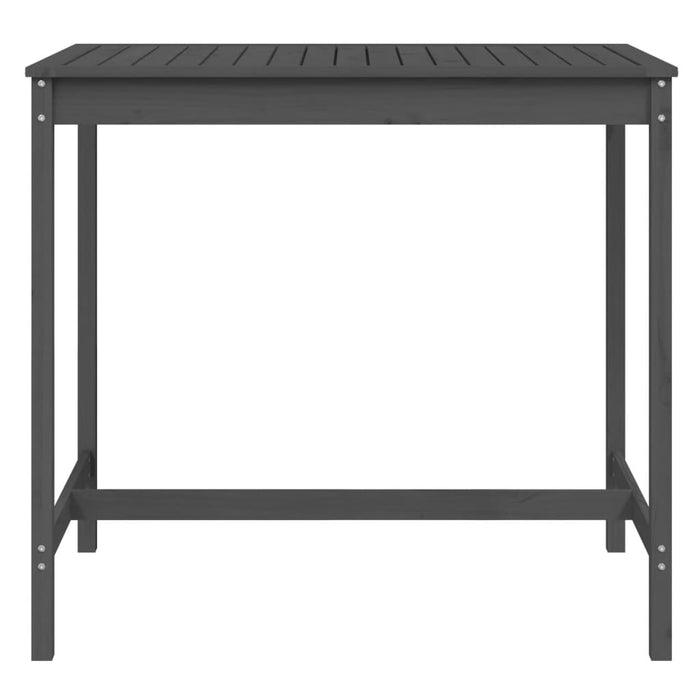 Măsuță de grădină, gri, 121x82,5x110 cm, lemn masiv de pin - WALTI WALTI