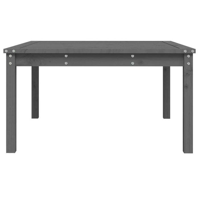 Măsuță de grădină, gri, 82,5x82,5x45 cm, lemn masiv de pin - WALTI WALTI