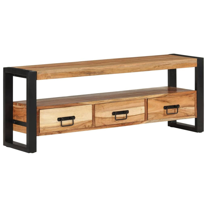 Comodă TV, 120x30x45 cm, lemn masiv de acacia - WALTI WALTI