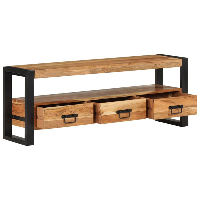 Comodă TV, 120x30x45 cm, lemn masiv de acacia - WALTI WALTI