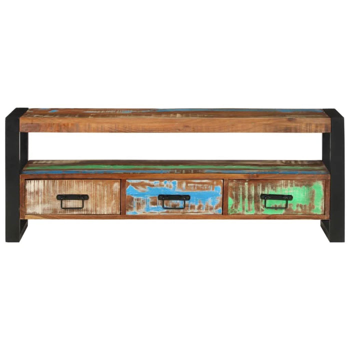 Comodă TV, 120x30x45 cm, lemn masiv reciclat - WALTI WALTI