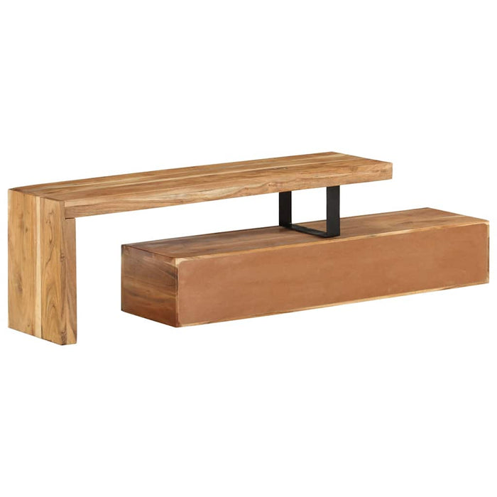 Comodă TV (118-200) x 30 x 40 cm, lemn masiv de acacia - WALTI WALTI