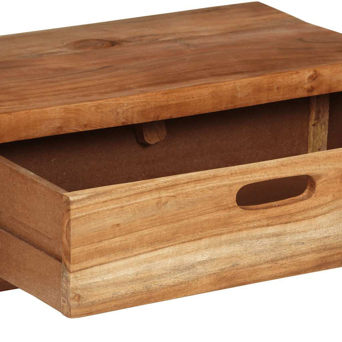 Comodă TV (118-200) x 30 x 40 cm, lemn masiv de acacia - WALTI WALTI