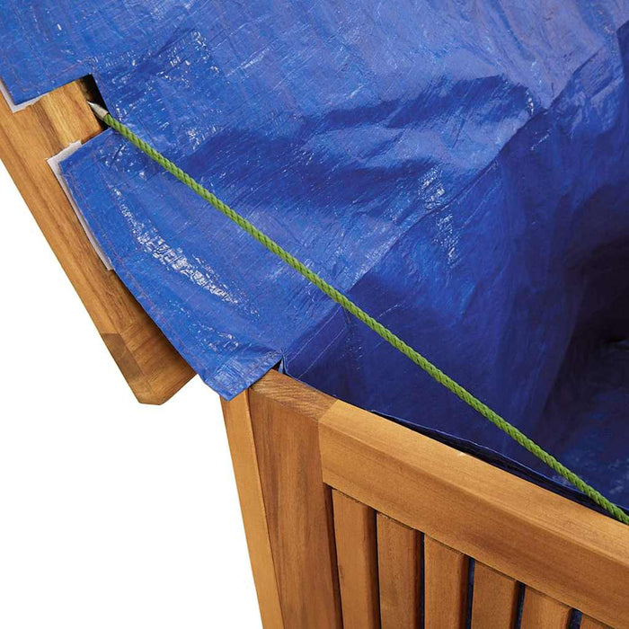 Ladă depozitare pentru grădină 75x75x58 cm lemn masiv acacia - WALTI WALTI