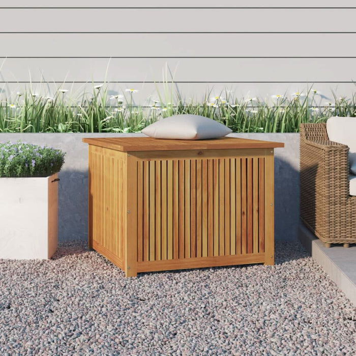 Ladă depozitare pentru grădină 75x75x58 cm lemn masiv acacia - WALTI WALTI
