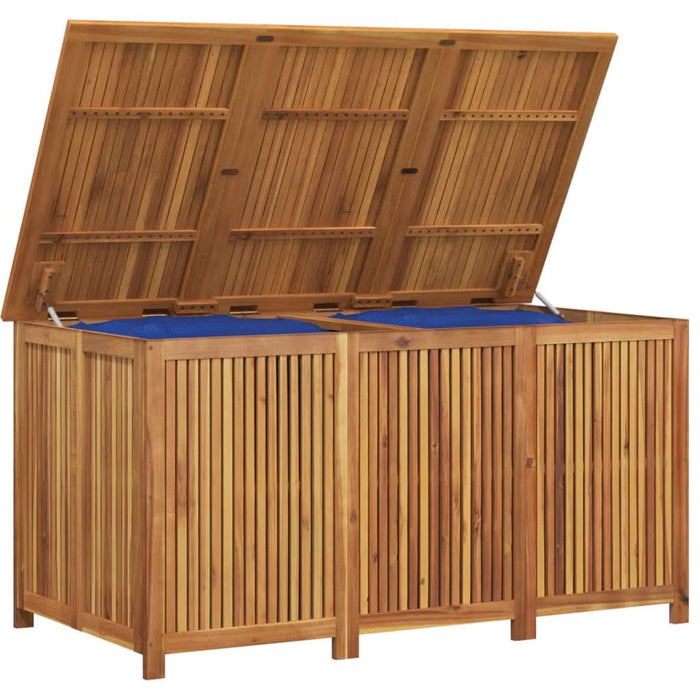 Ladă depozitare pentru grădină 150x80x75 cm lemn masiv acacia - WALTI WALTI