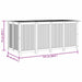 Ladă depozitare pentru grădină 175x80x75 cm lemn masiv acacia - WALTI WALTI