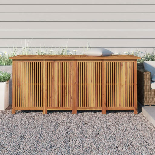 Ladă depozitare pentru grădină 175x80x75 cm lemn masiv acacia - WALTI WALTI