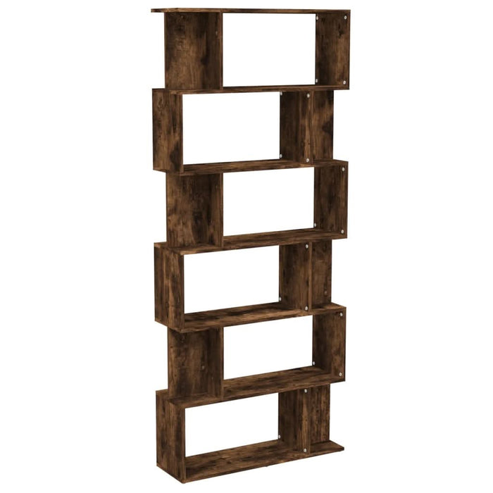 Bibliotecă/Separator stejar fumuriu 80x24x192 cm lemn prelucrat - WALTI WALTI