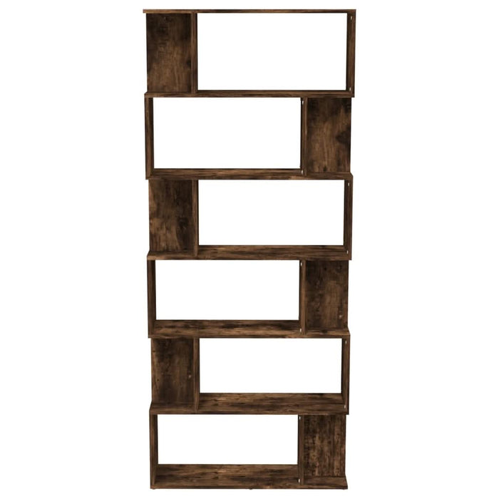 Bibliotecă/Separator stejar fumuriu 80x24x192 cm lemn prelucrat - WALTI WALTI