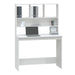 Birou cu rafturi, alb, 102x45x148 cm, lemn compozit - WALTI WALTI